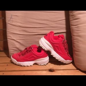 Berry red sexy fila destroyers